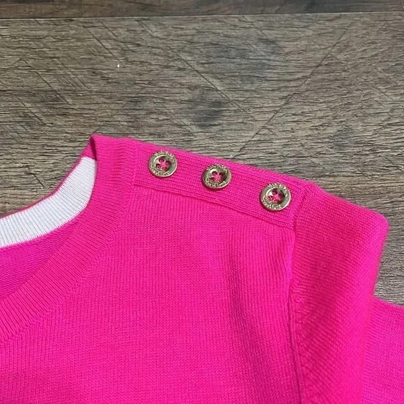 Lilly Pulitzer Callee sweater in Bougainvillea Pink size XS - Picture 6 of 7